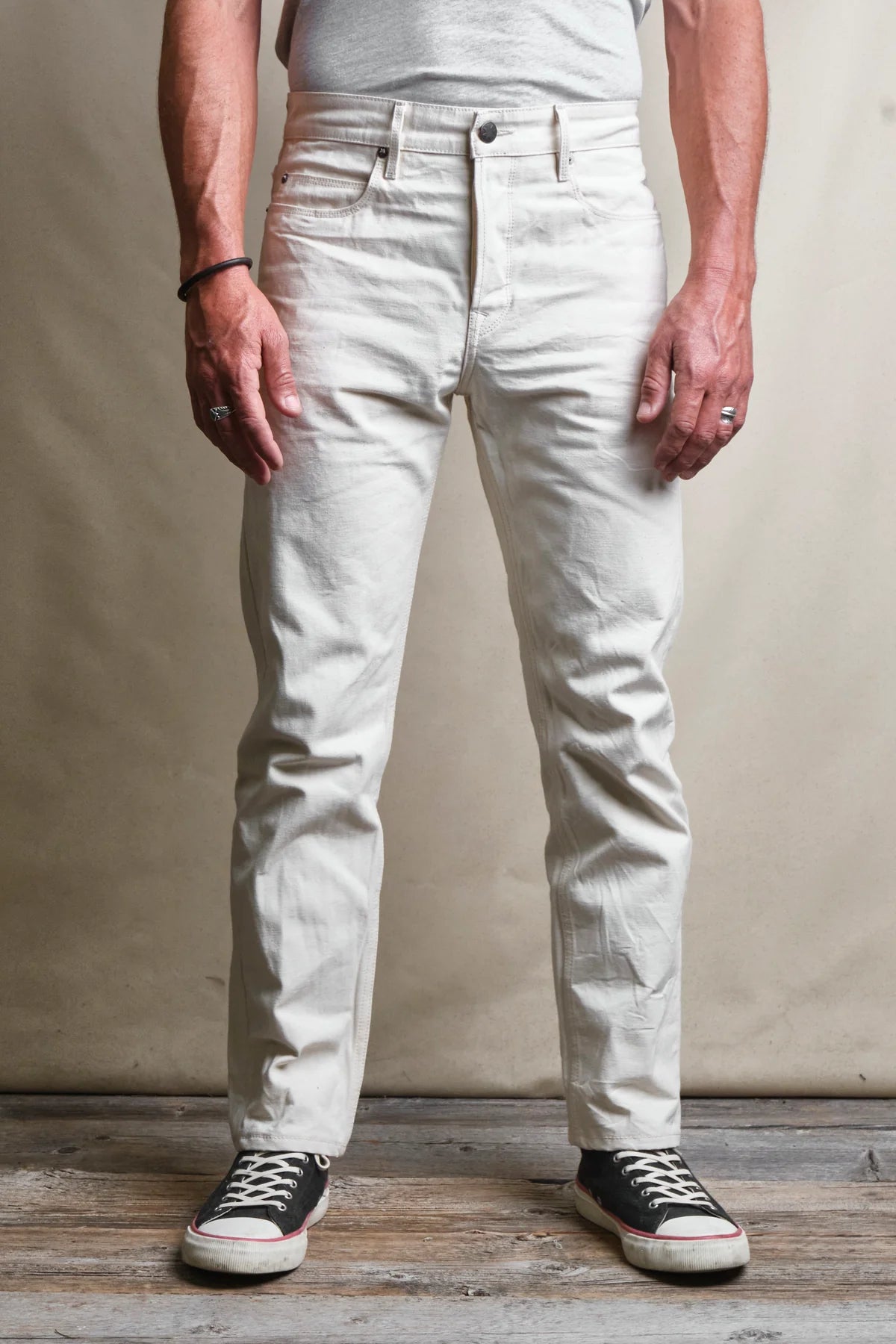 PORTOLA CLASSIC TAPER 11 OUNCE NATURAL RINSED DENIM