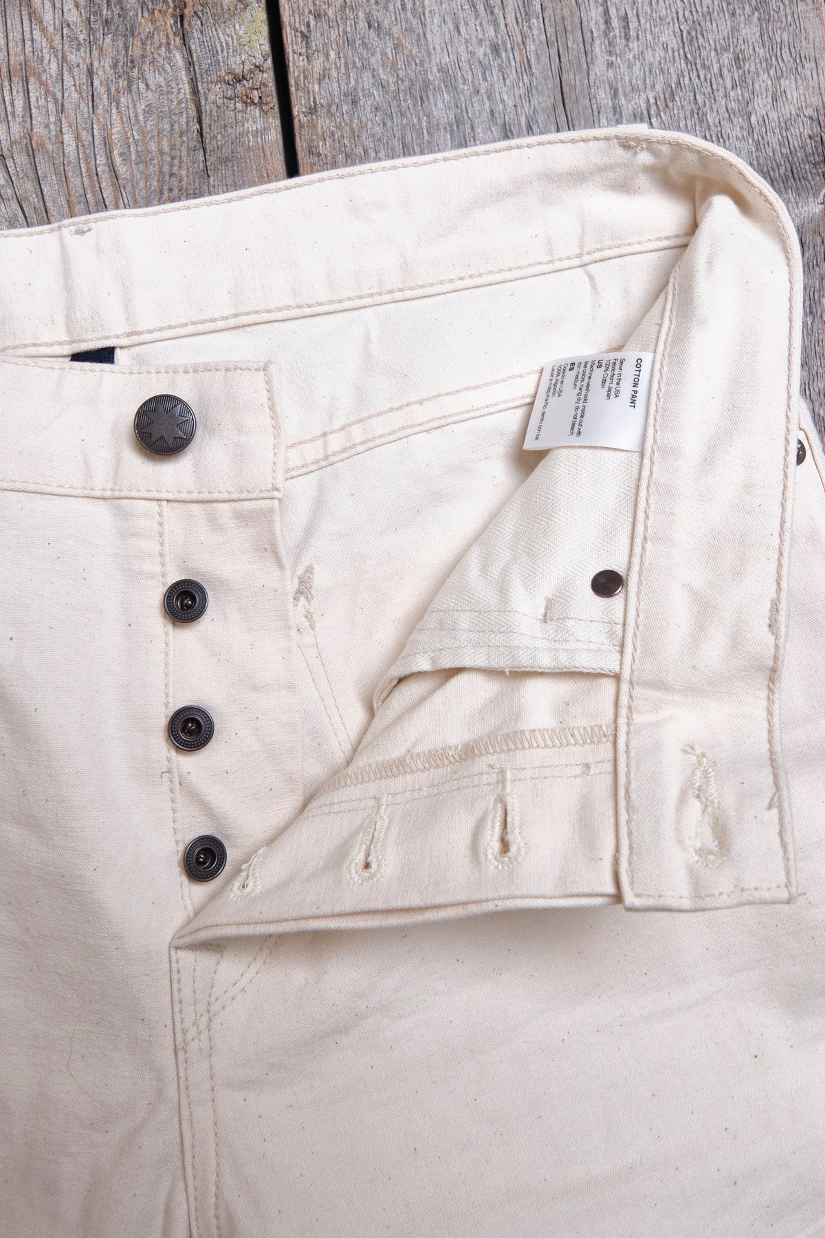 PORTOLA CLASSIC TAPER 11 OUNCE NATURAL RINSED DENIM