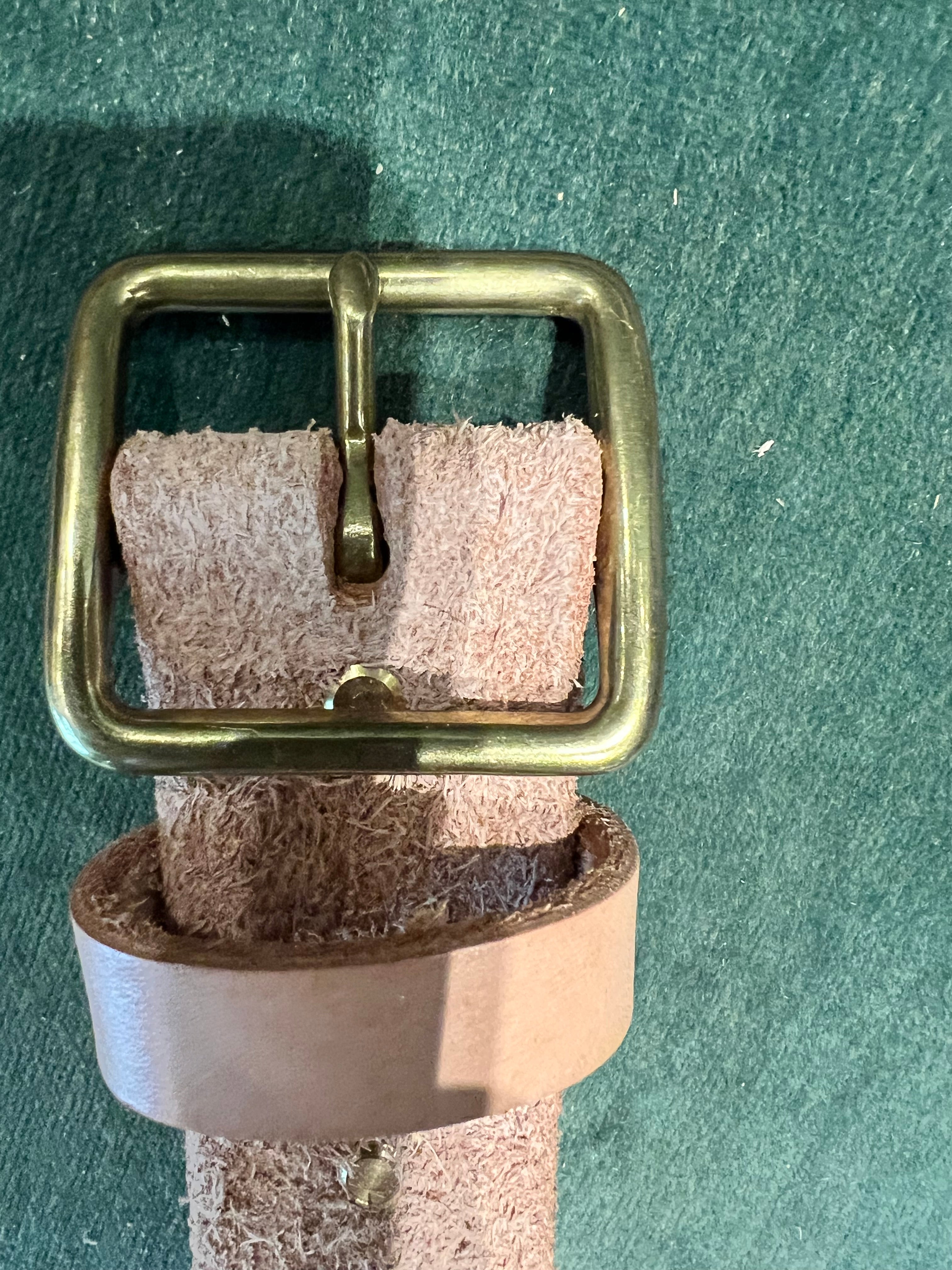 Cave + Post Leather Belt - Rough