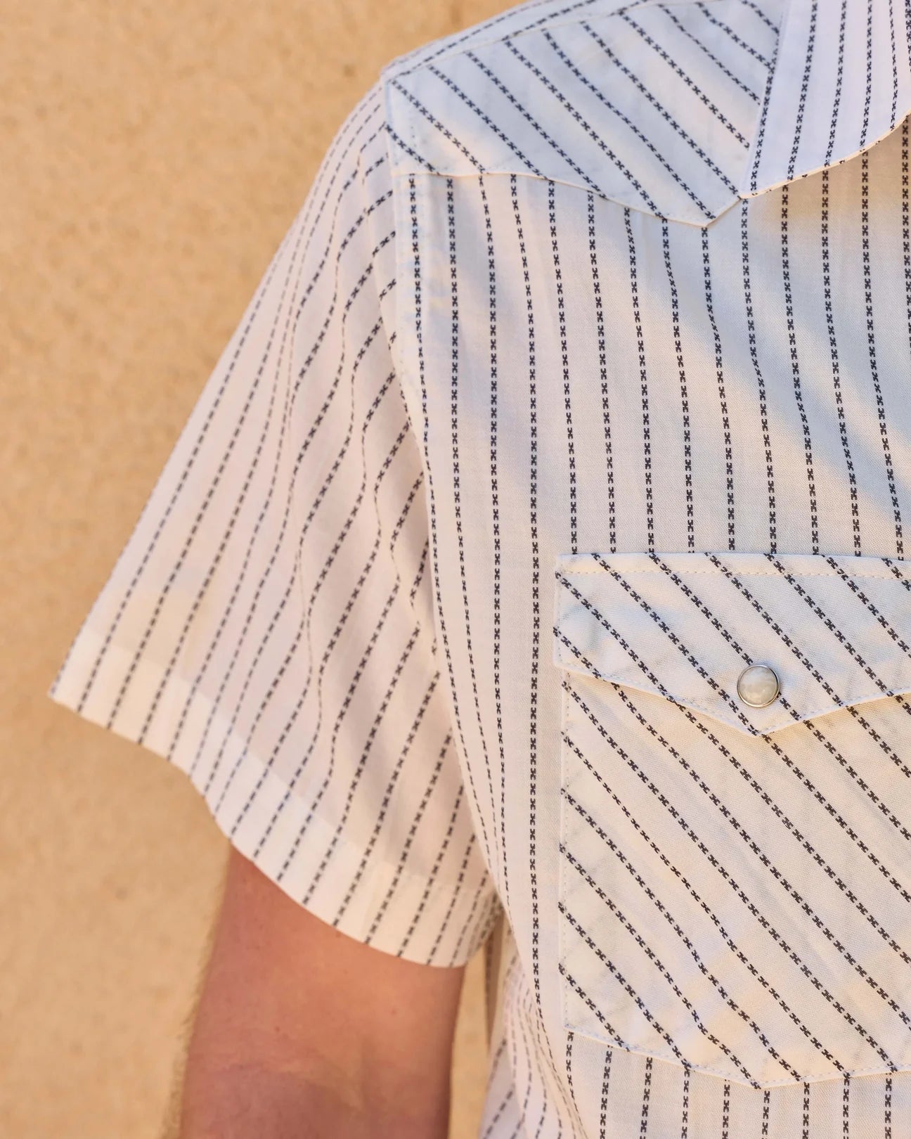 West Major Desert Dobby Black Stripe