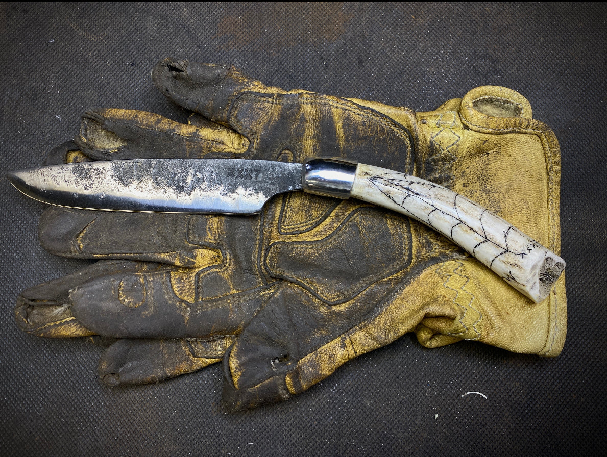 No. 16 - Prison Tattoo Scrimshaw