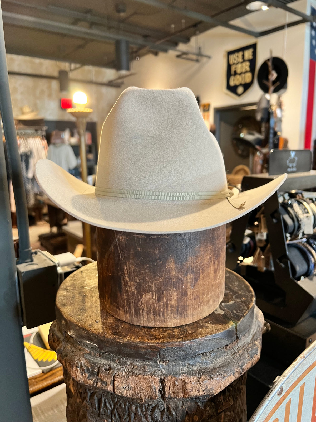 NWT Vintage Stetson ‘Open Road’ Hat - made in USA Stetson Pure Open Road Felt Hat – McKinney Hat Company main image 2