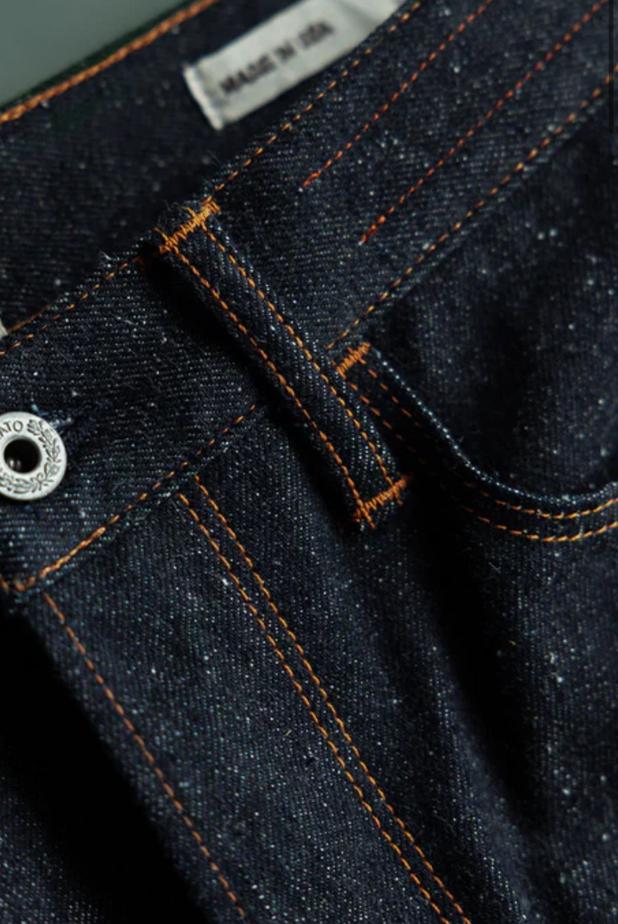 The Hammer Straight Old Nep Indigo - Raw 13.5oz Selvedge