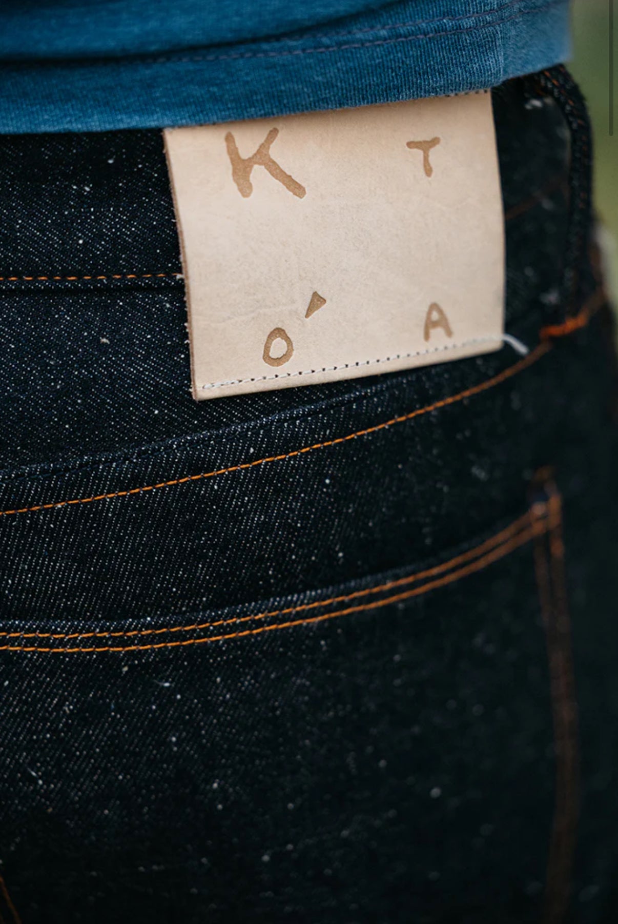 The Hammer Straight Old Nep Indigo - Raw 13.5oz Selvedge