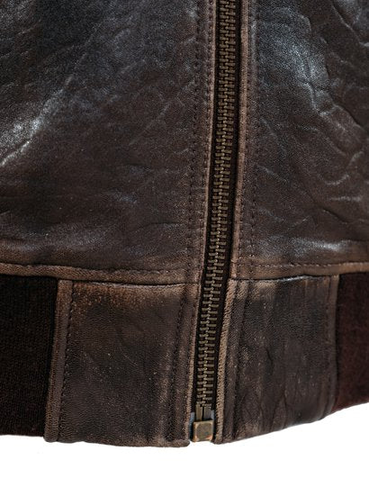 Women's Lambskin A-2 Inspired Flight Jacket