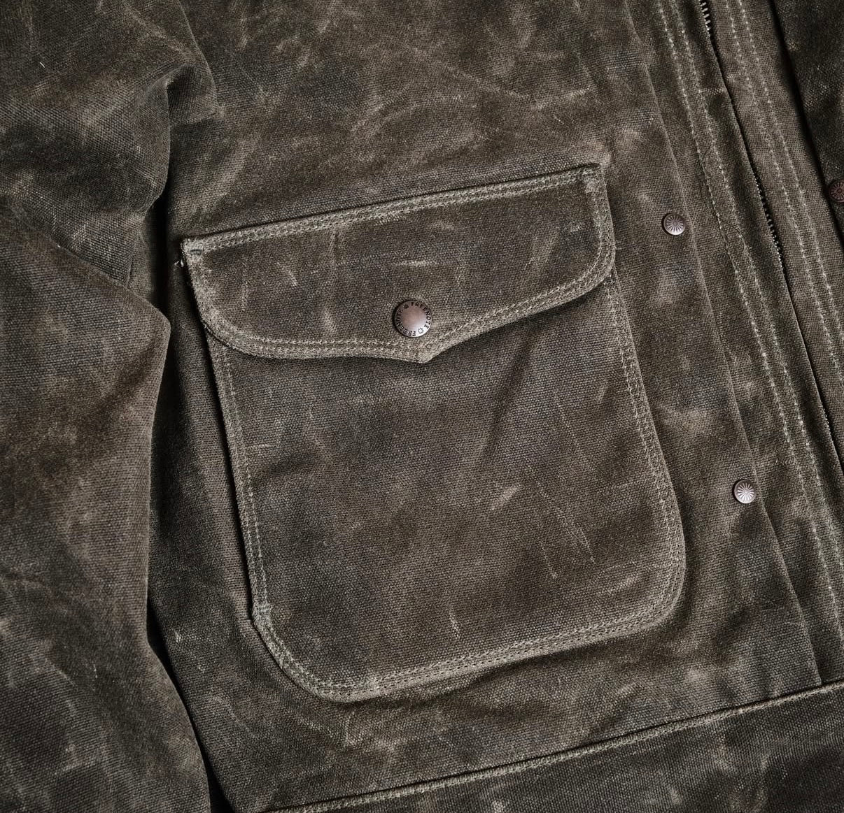 FARO TOBACCO HEAVY WAXED CANVAS RED SOUTHWEST