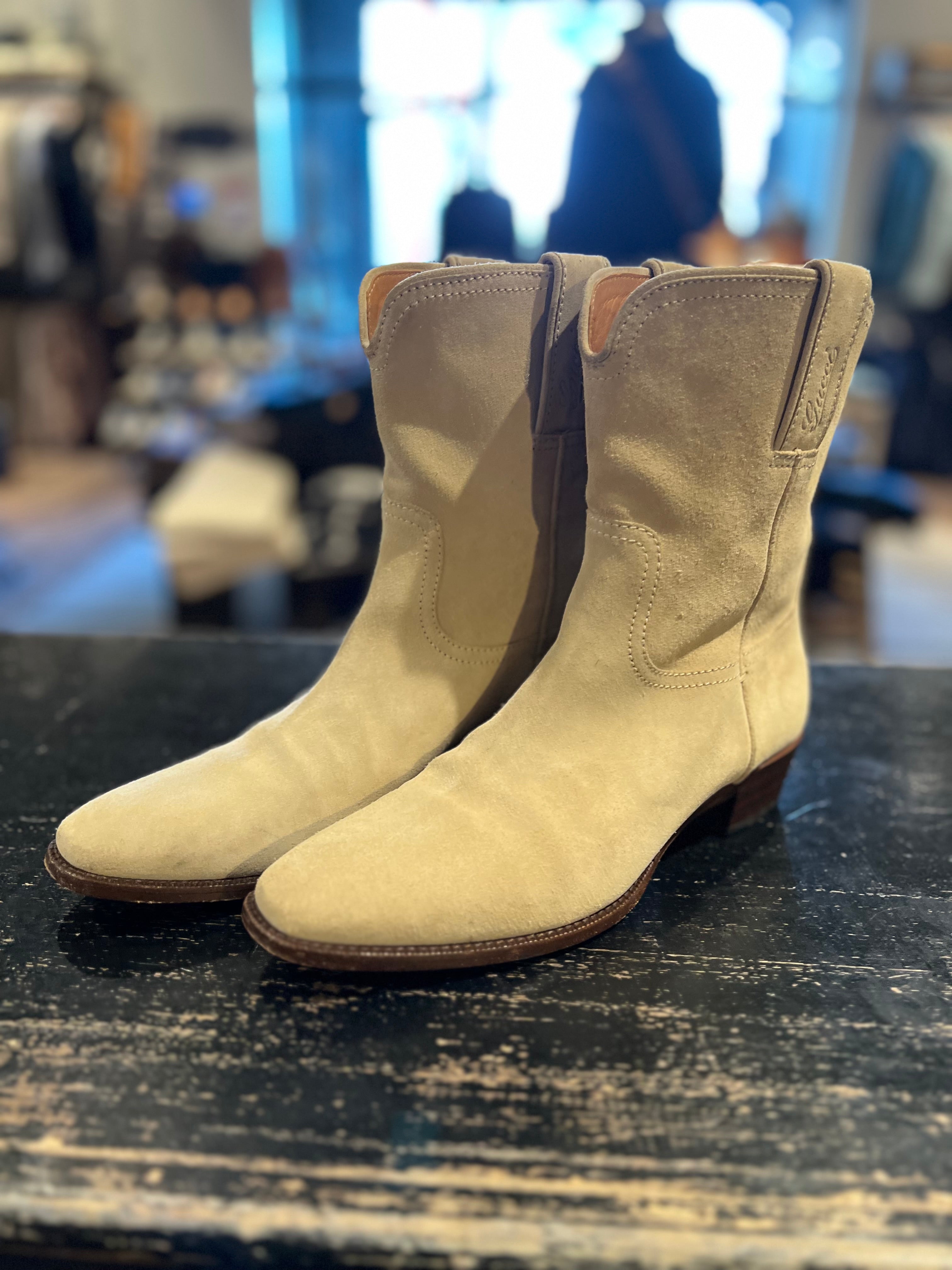 Women's Gucci Suede Boots - Size 8.5 B