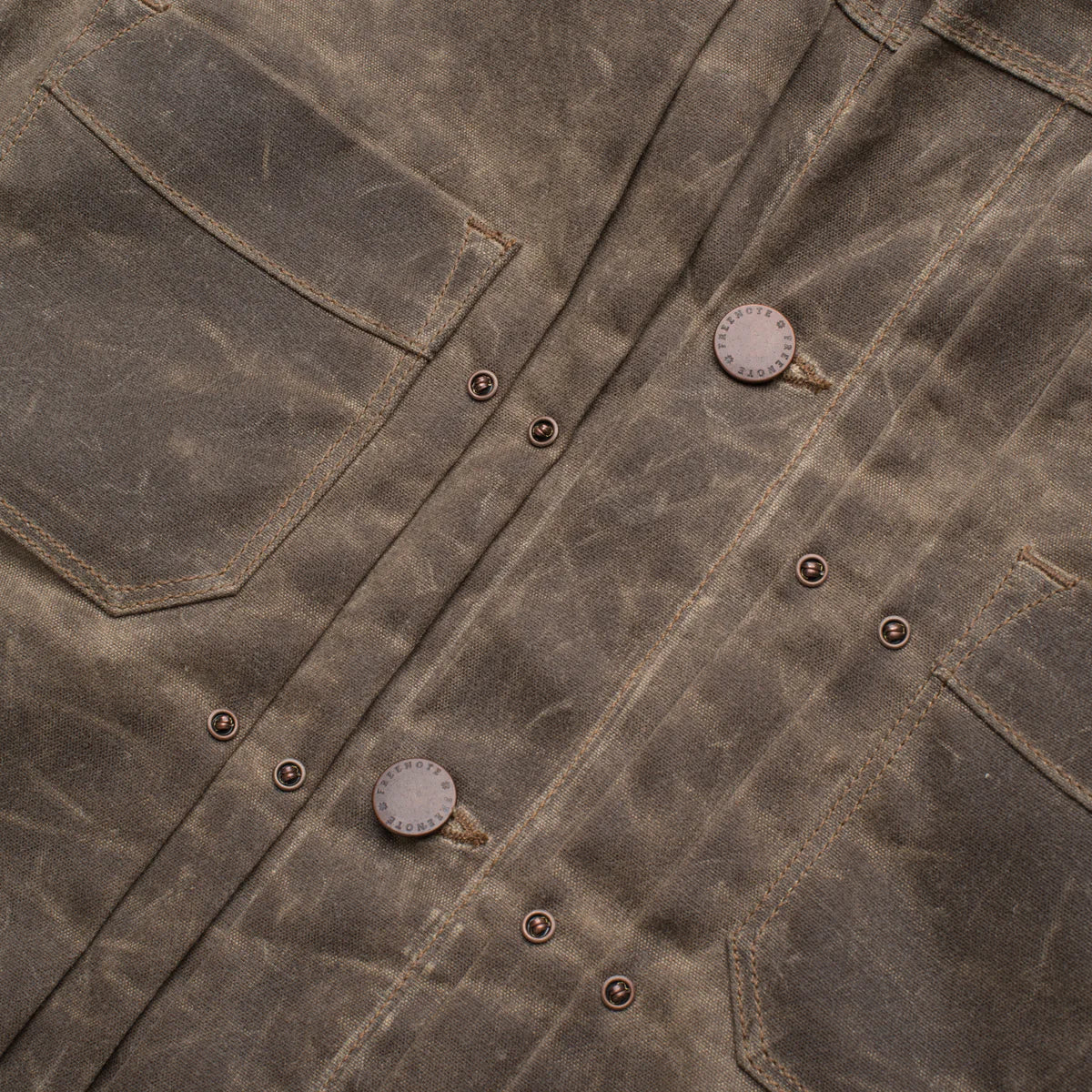 RIDERS JACKET WAXED CANVAS OAK