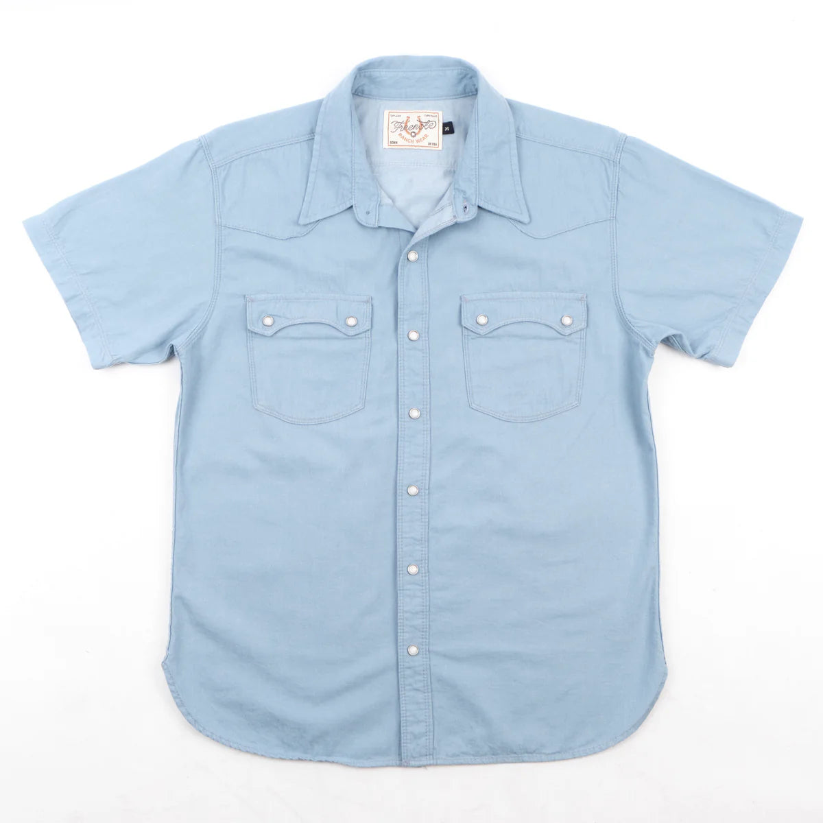 MODERN WESTERN SS CLEAR BLUE CHAMBRAY