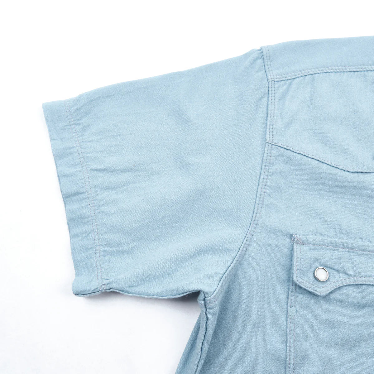 MODERN WESTERN SS CLEAR BLUE CHAMBRAY