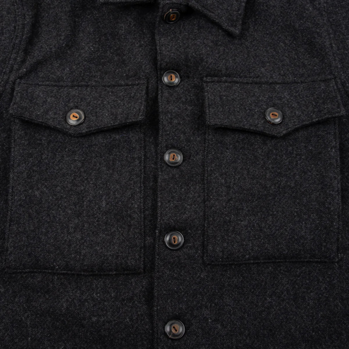 MIDWAY WOOL CPO CHARCOAL