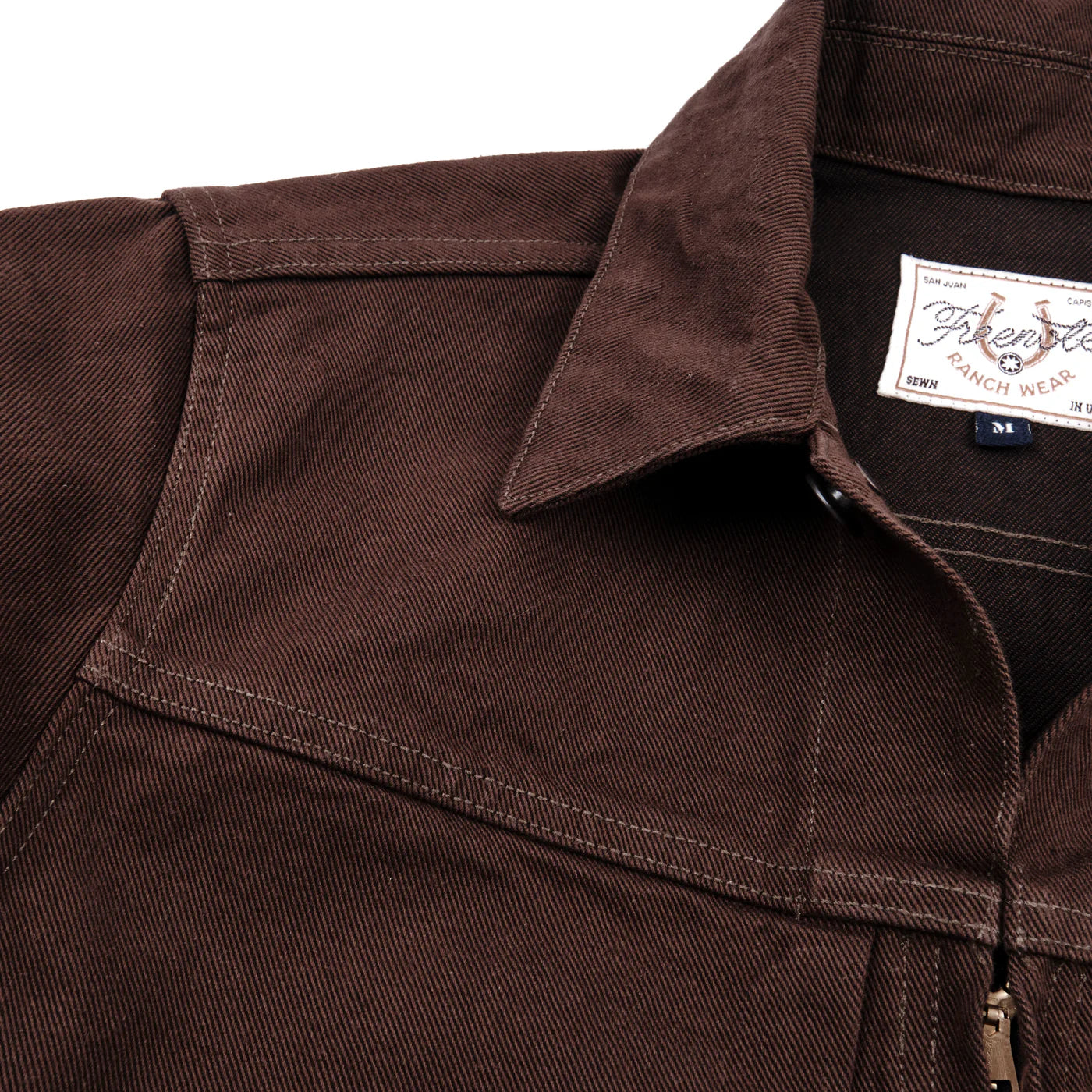 FARO JACKET BROWN DENIM