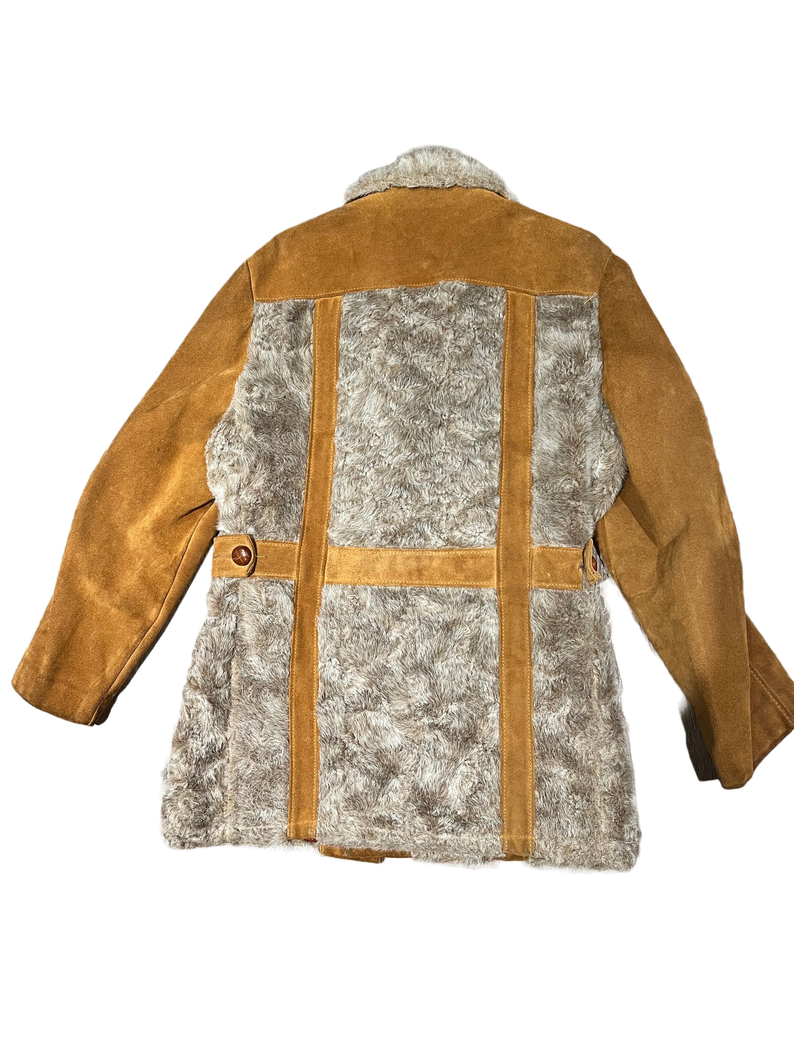 Rare Vintage Schott Men's Suede Belted Coat