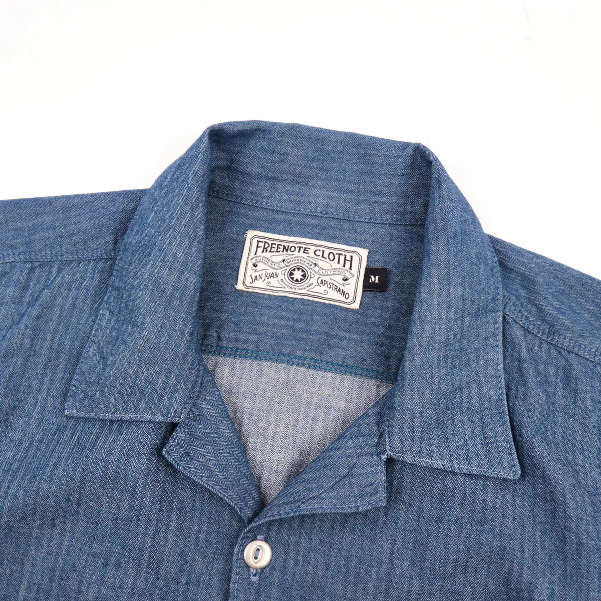 Dayton S/S 5 Ounce Blue Herringbone