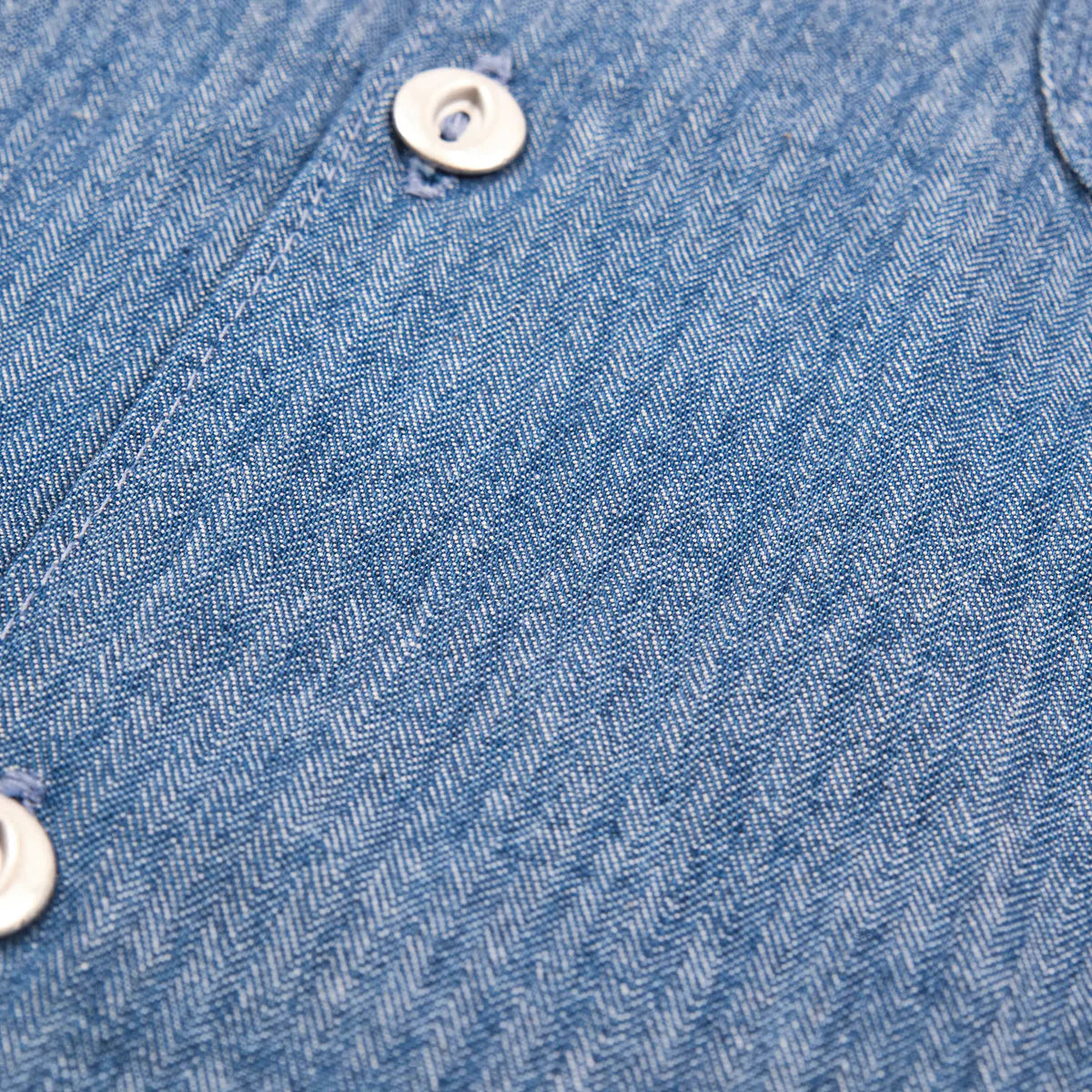 Dayton S/S 5 Ounce Blue Herringbone