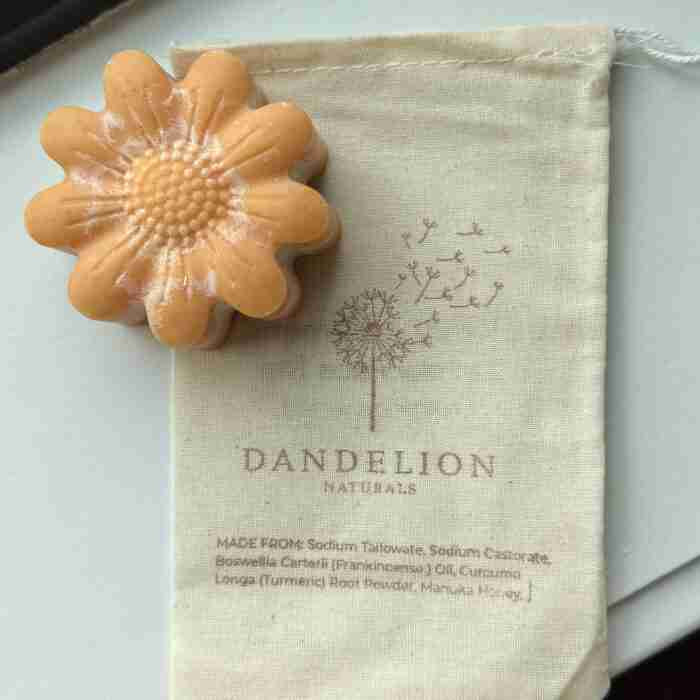 Honey Turmeric Tallow Face Bar Soap with Frankincense