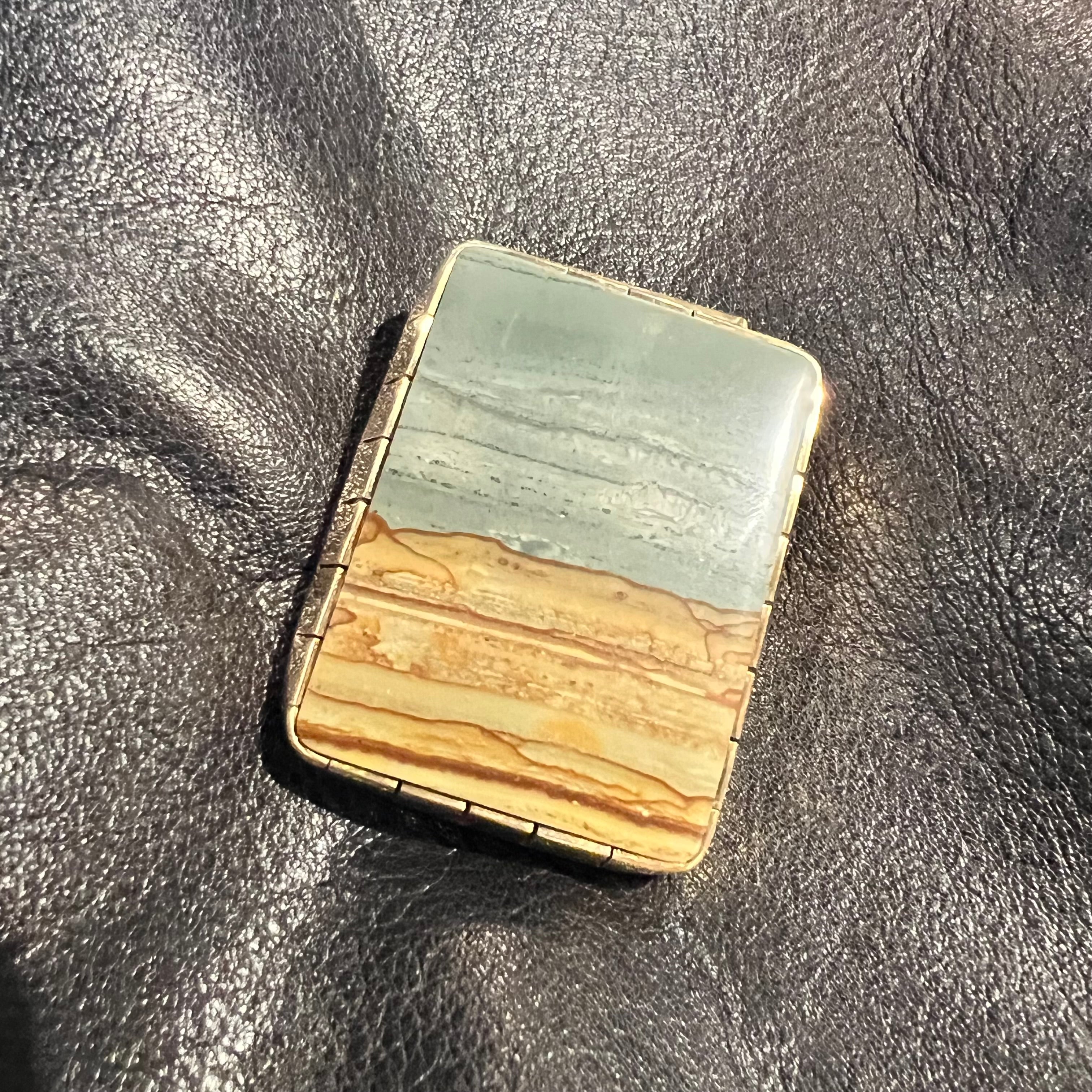 One of Kind Succor Creek Picture Jasper Money Clip