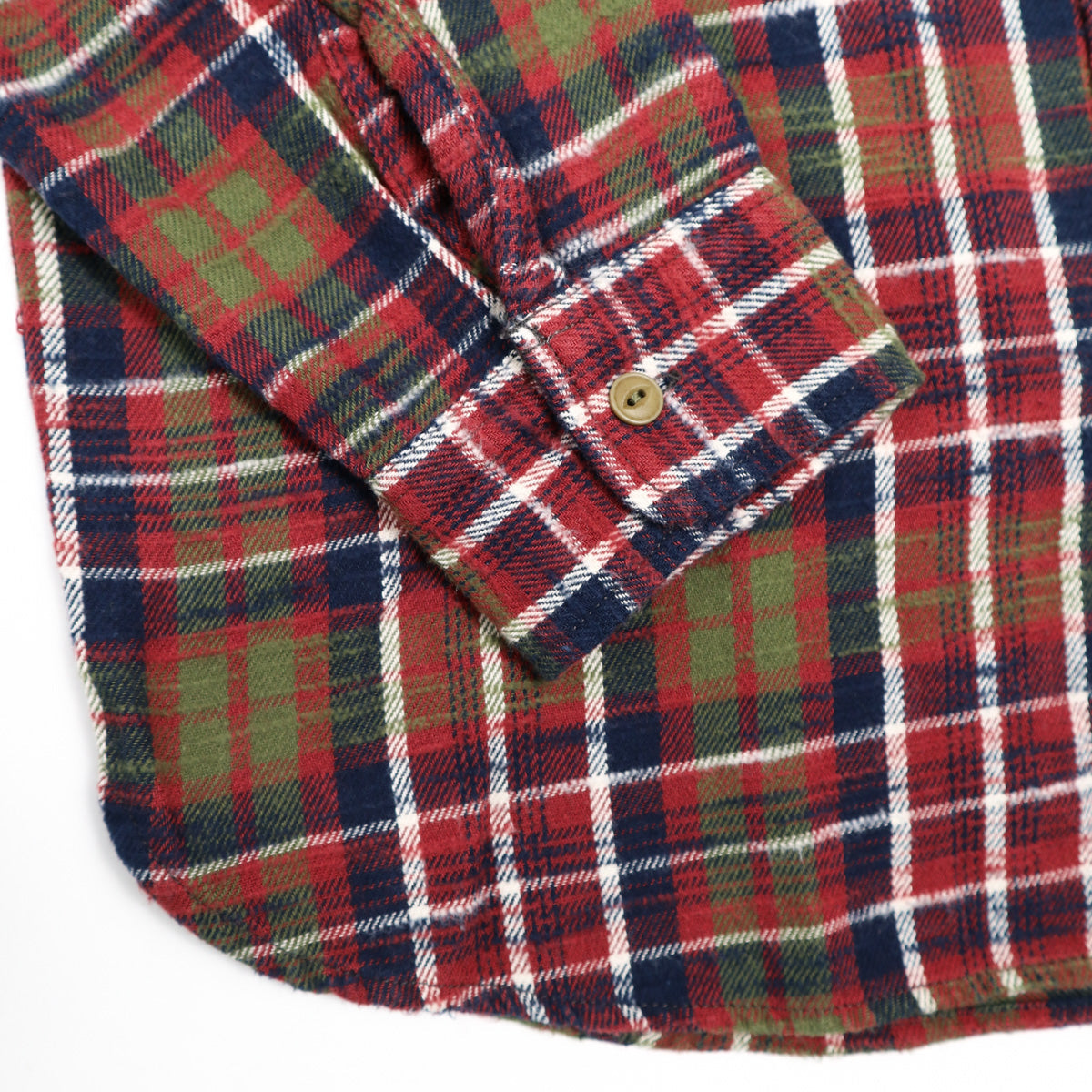 Slubby Flannel - Red