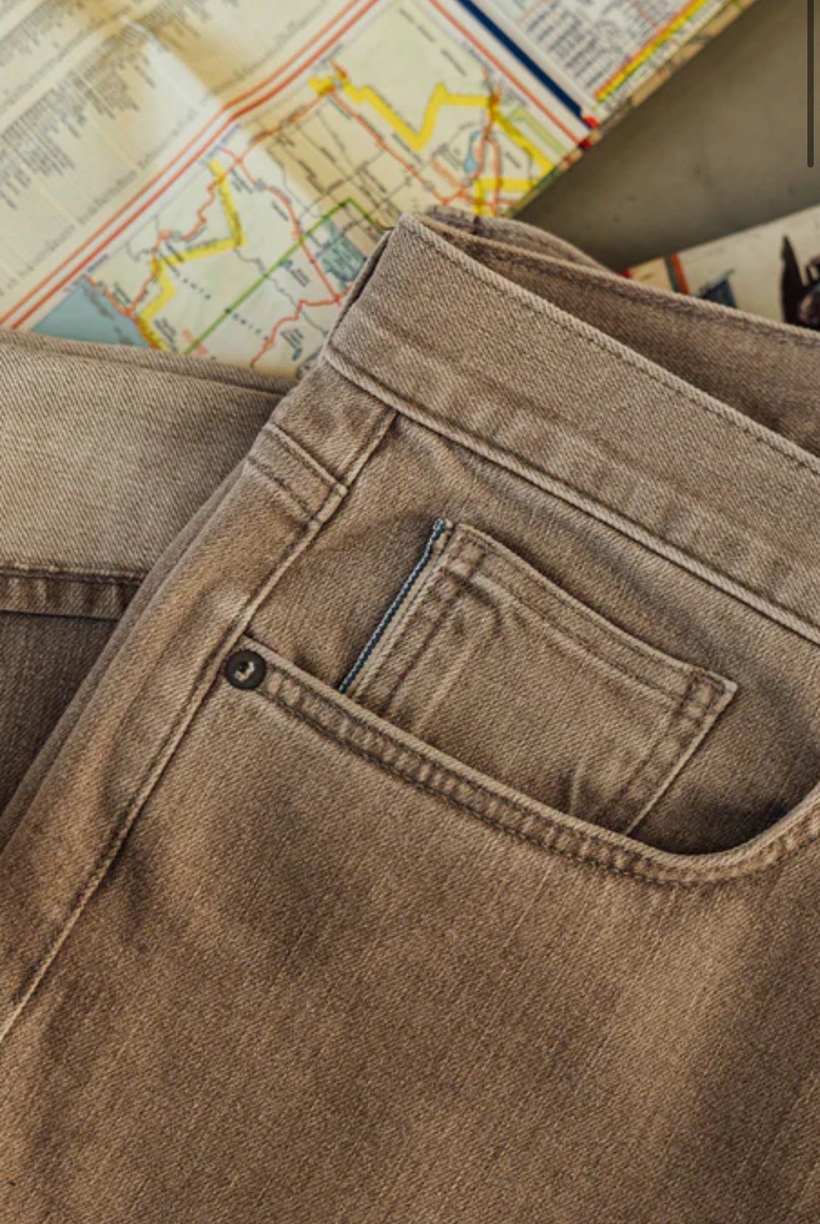 The Hammer Straight - Dusty Brown 10.5oz Selvedge