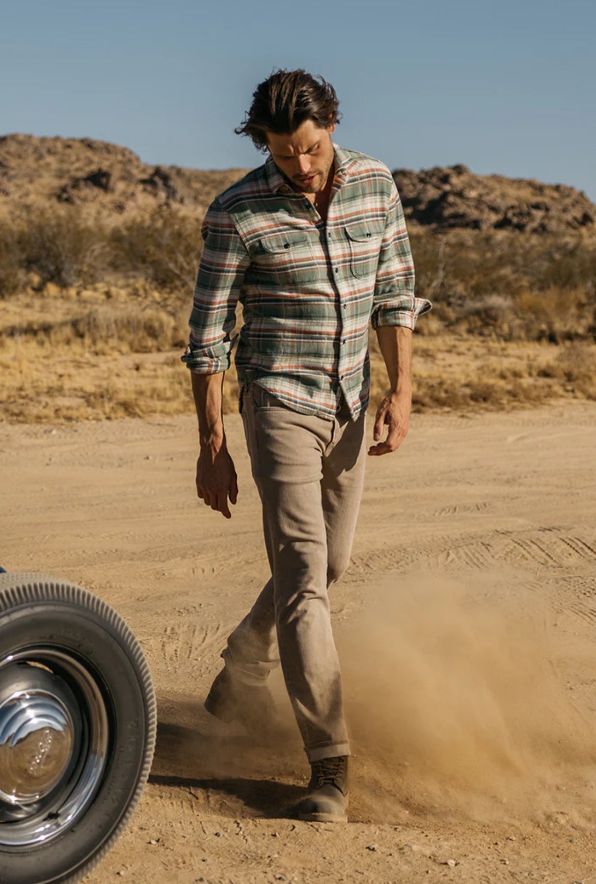 The Hammer Straight - Dusty Brown 10.5oz Selvedge