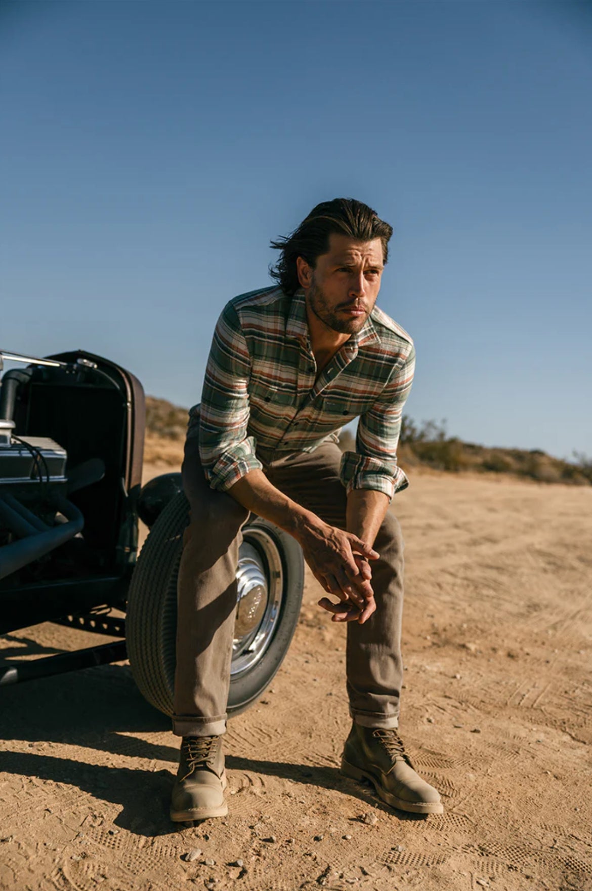 The Hammer Straight - Dusty Brown 10.5oz Selvedge