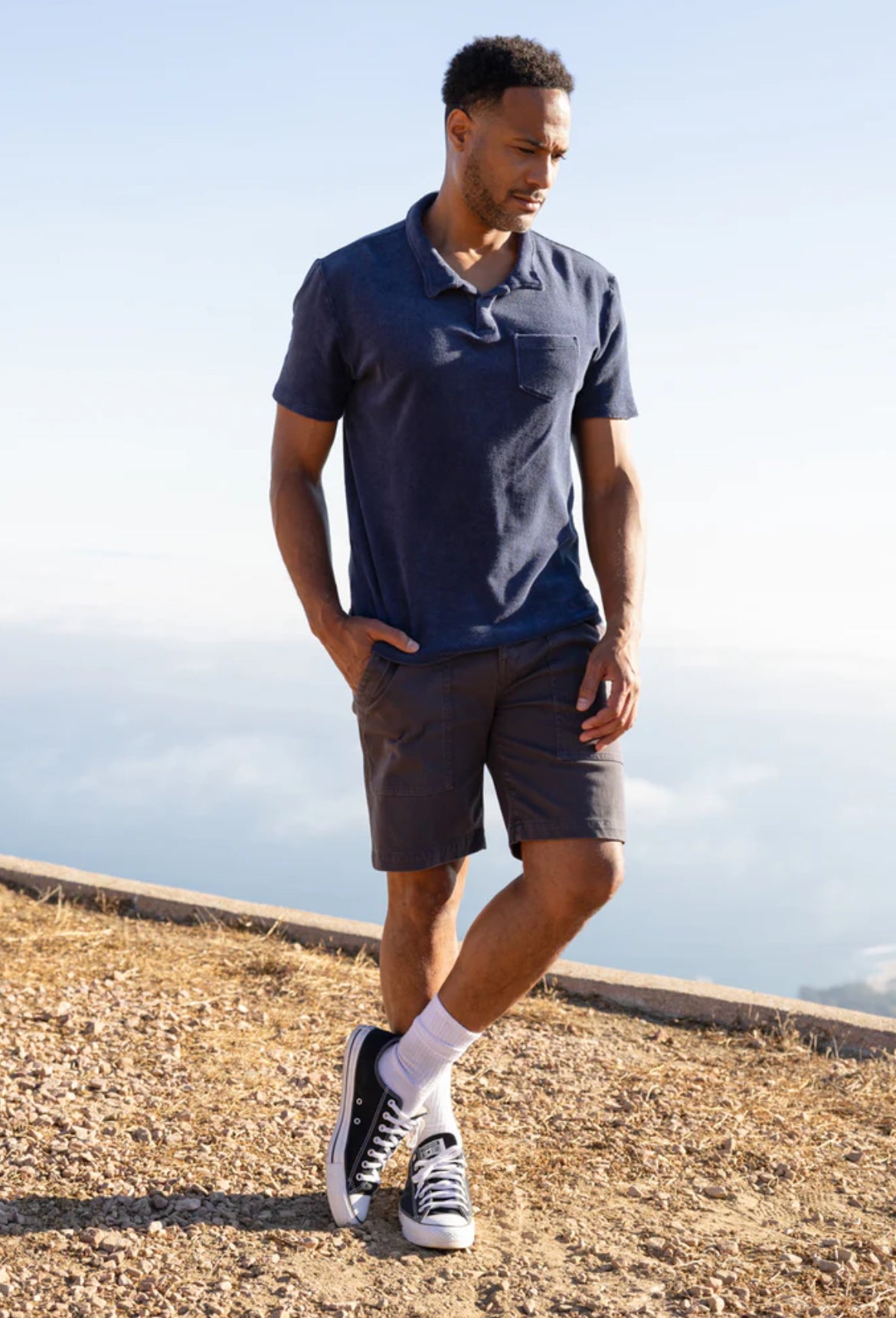 The Scout Fatigue Shorts - Iron Gray