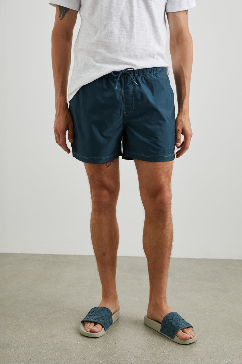 La Brea Swim Short - Dark Aegean