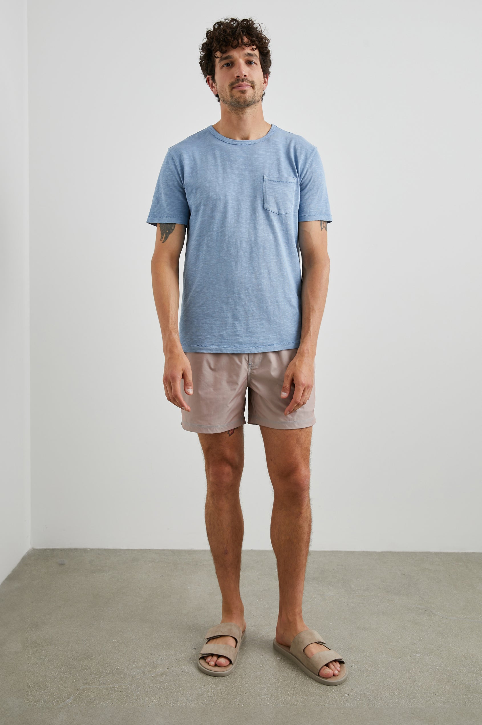 La Brea Swim Short - Rose Quartz