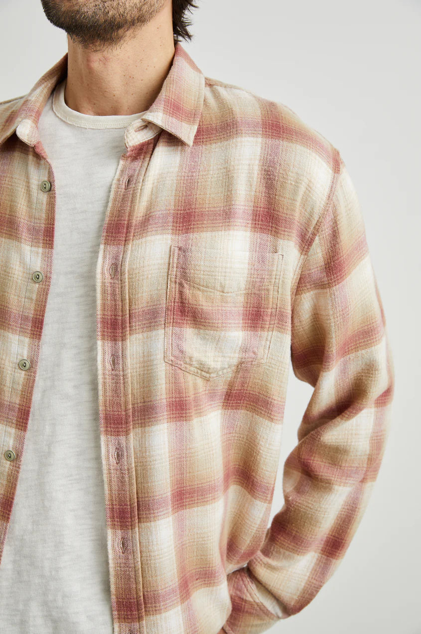 Lennox shirt - Cranberry Finch