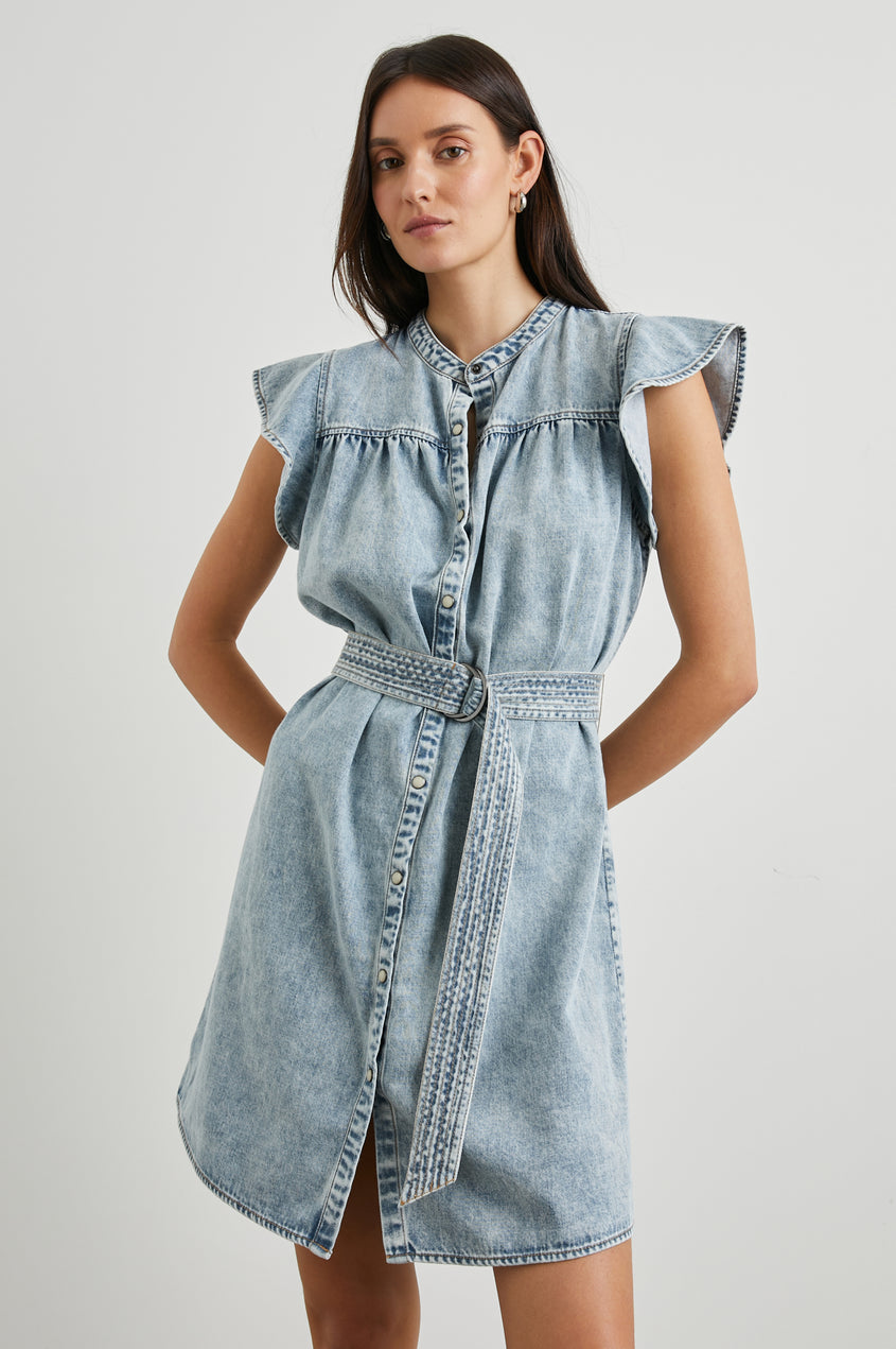 Letta Dress - Faded Indigo