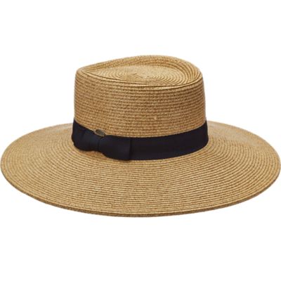 Scala Straw Boater- Diego - Toast
