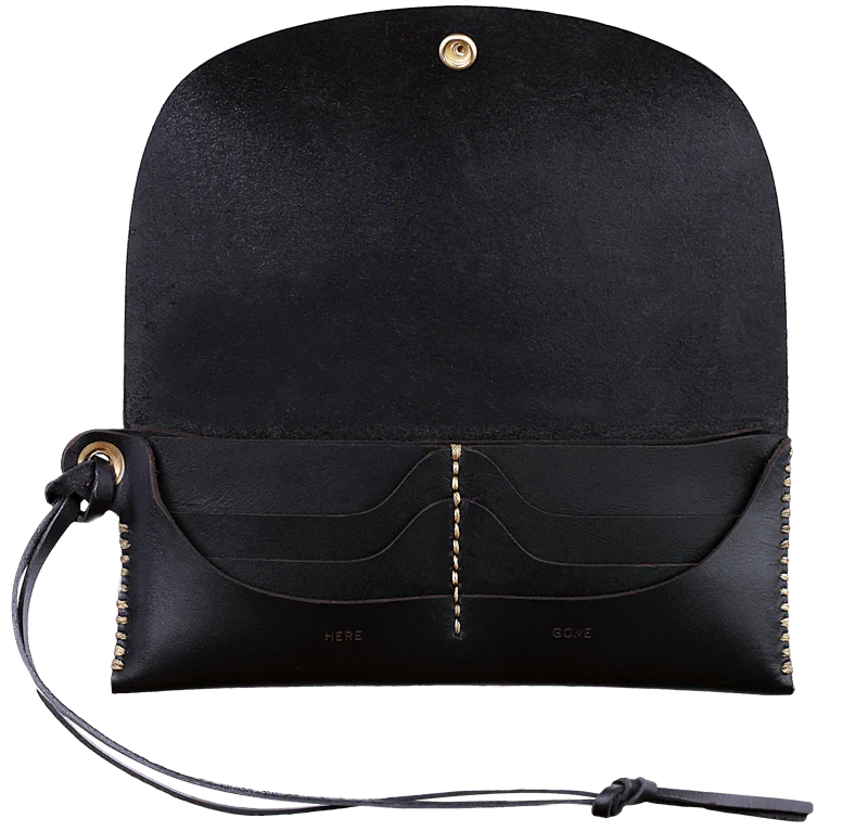 Here/Gone Long Wallet - Carbon