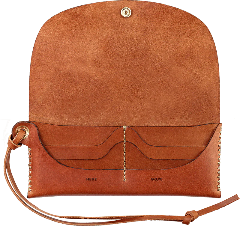 Here/Gone Long Wallet - Golden