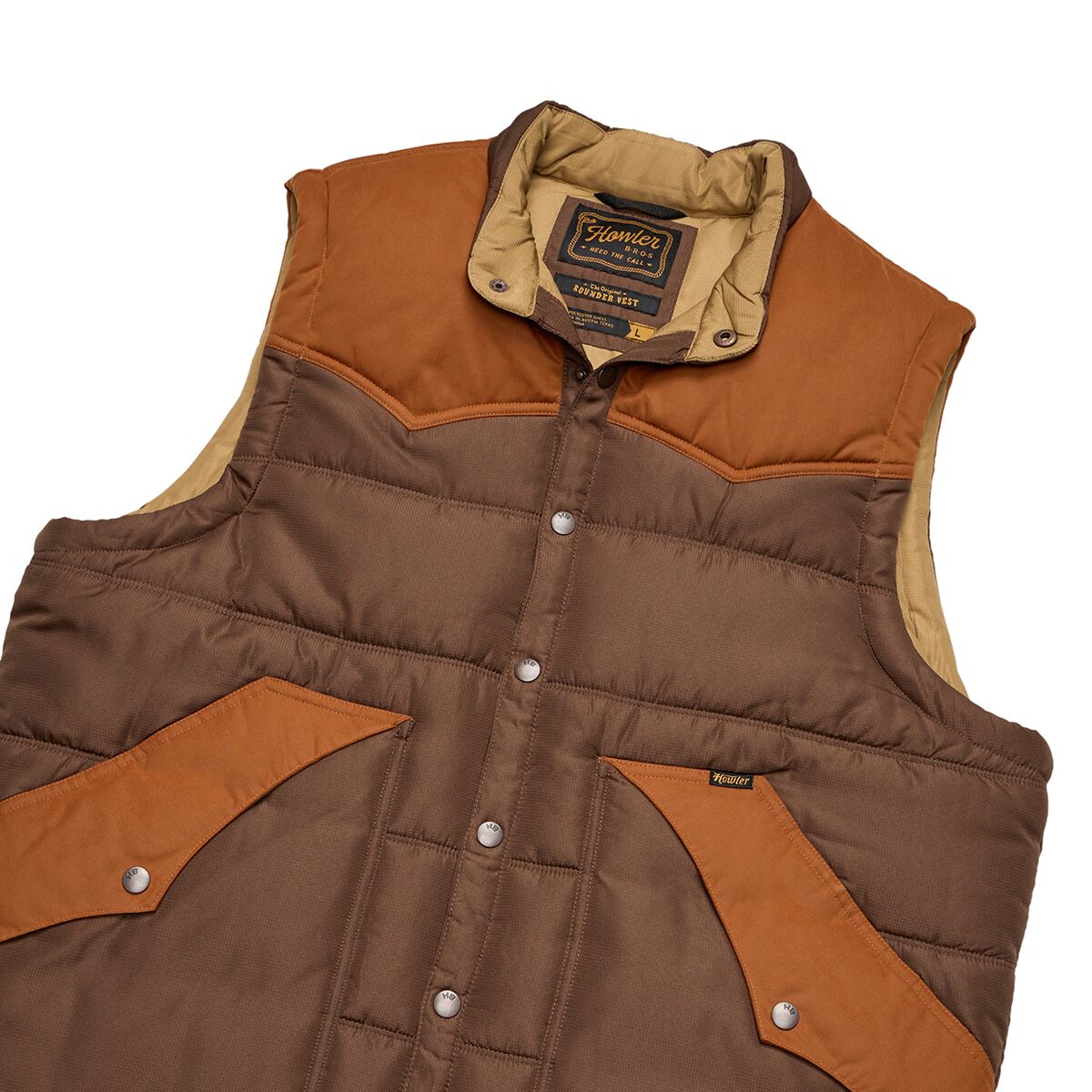 Rounder Vest - Mahogany/Rust