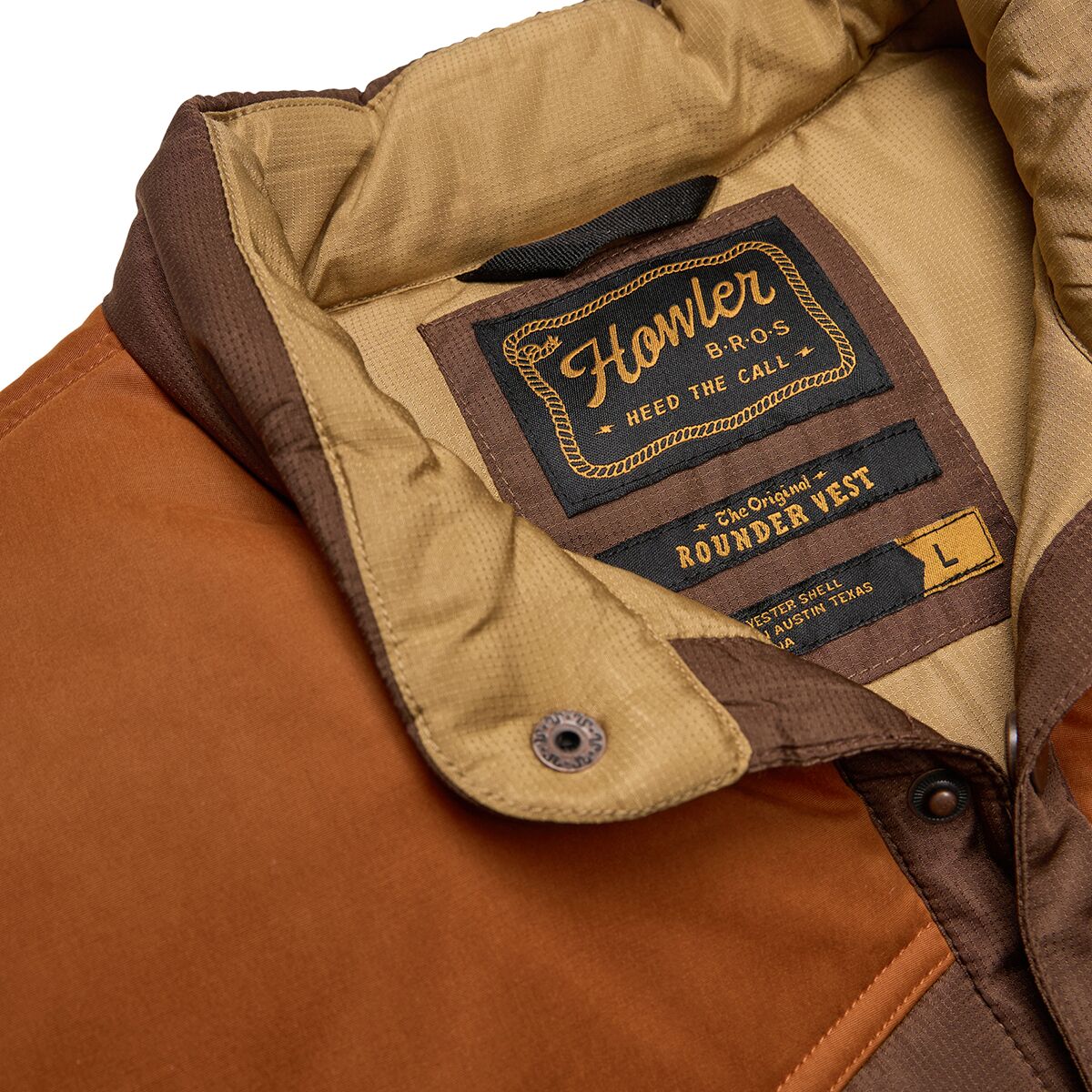 Rounder Vest - Mahogany/Rust