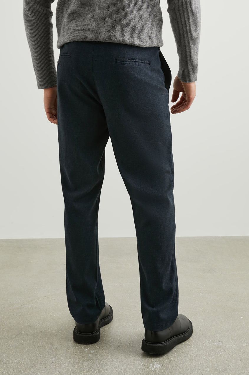 Marcellus Pant - Dark Navy Melange