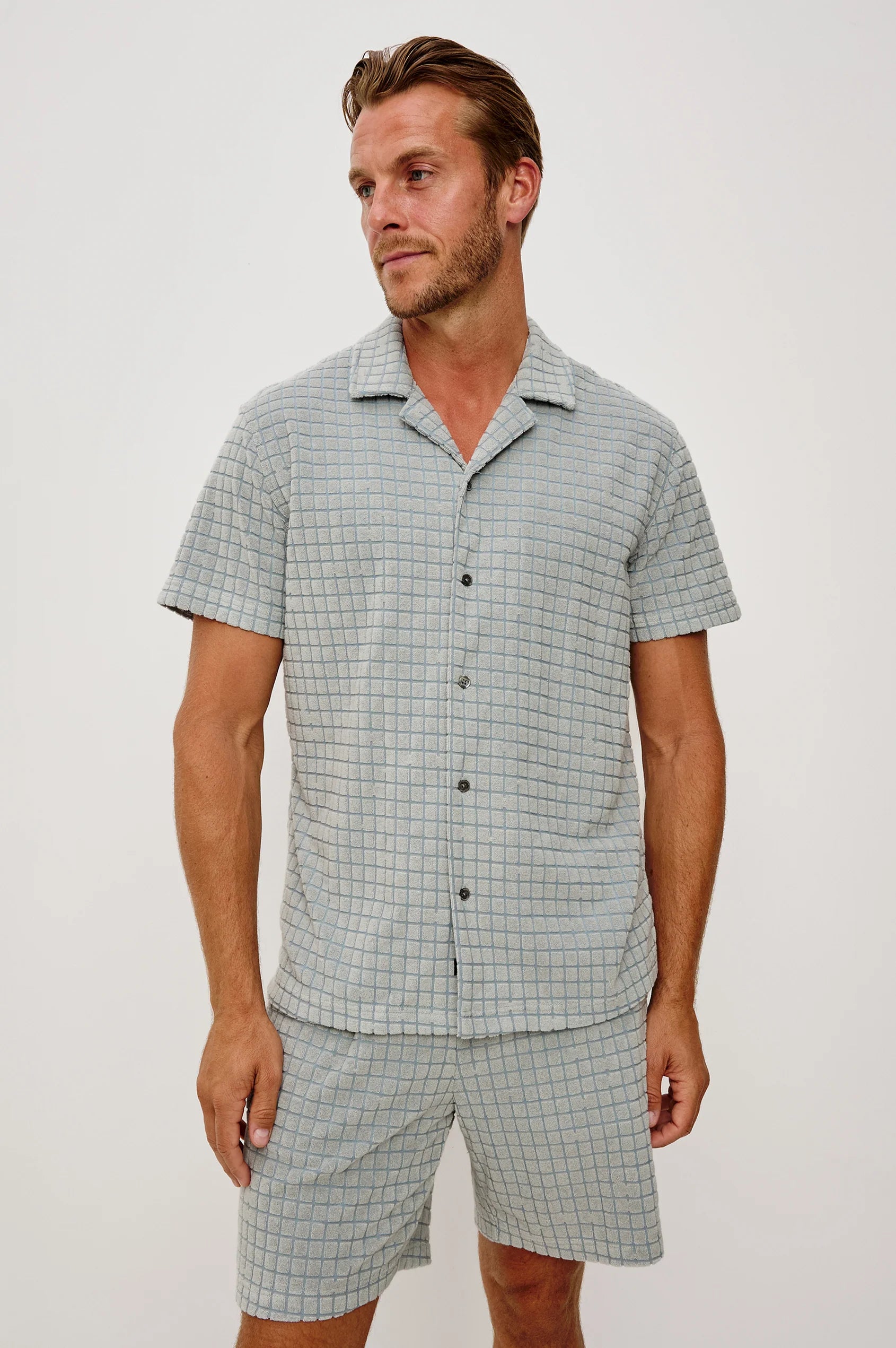 Maverick Shirt - Silverline Blue Grid