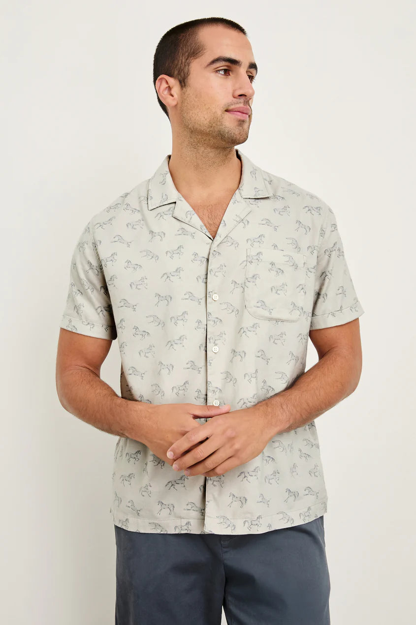 Moreno Shirt - Stallion Parchment Indigo