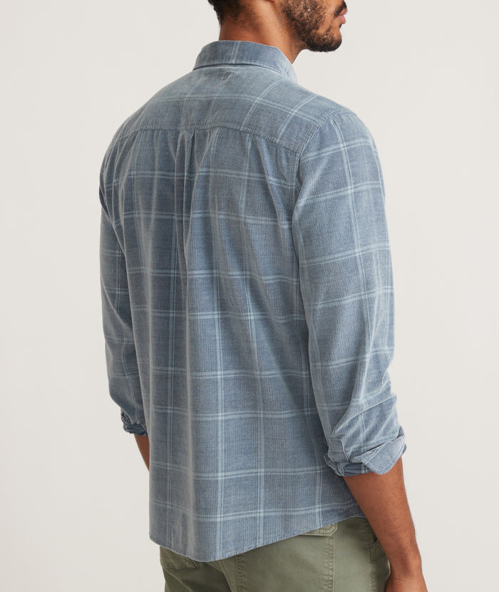 Lightweight Plaid Cord Shirt