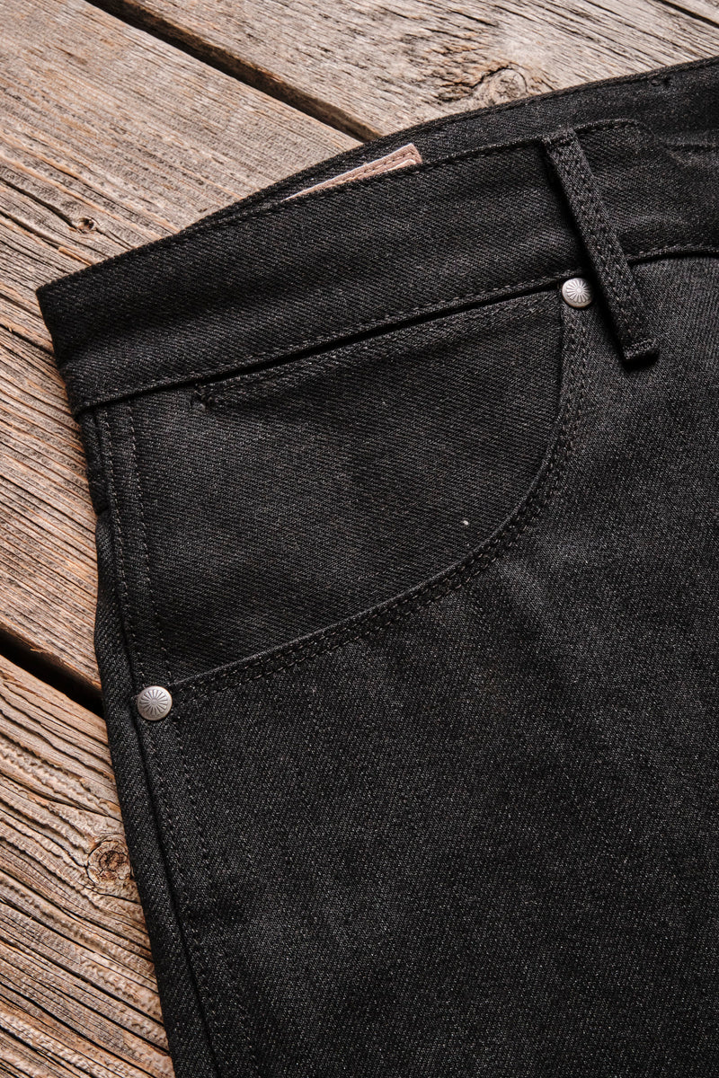 Wilkes Western raw 14.25 Ounce Black Grey