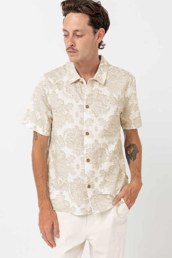 Paisley Ss Shirt - Vintage White