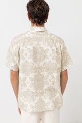Paisley Ss Shirt - Vintage White