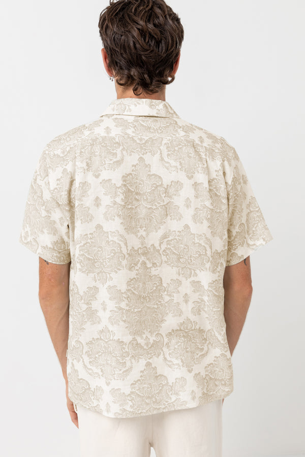 Paisley Ss Shirt - Vintage White