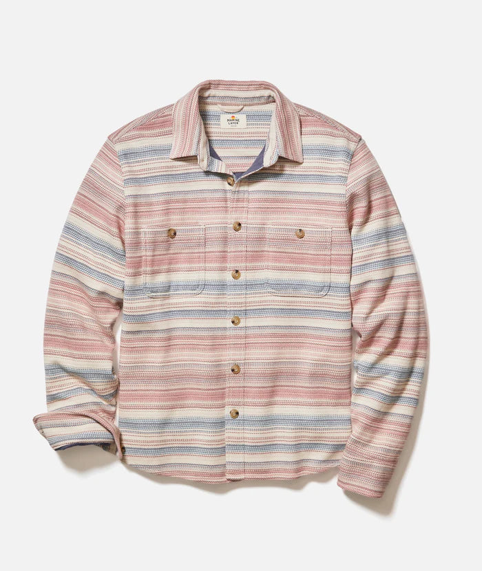 Pacifica Stretch Twill Shirt - Warm Baja Stripe