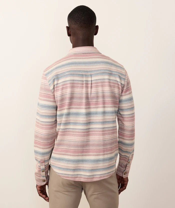 Pacifica Stretch Twill Shirt - Warm Baja Stripe