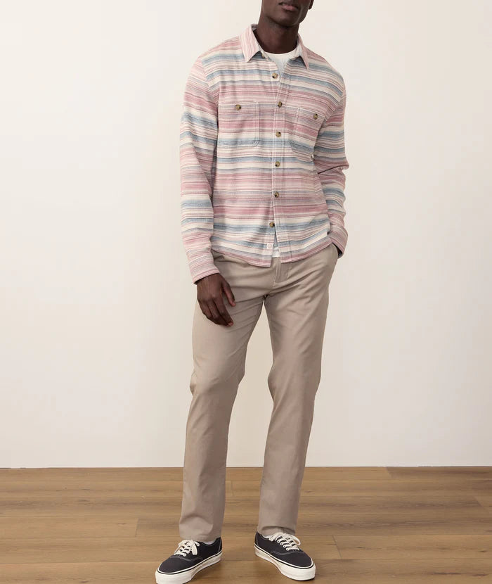 Pacifica Stretch Twill Shirt - Warm Baja Stripe