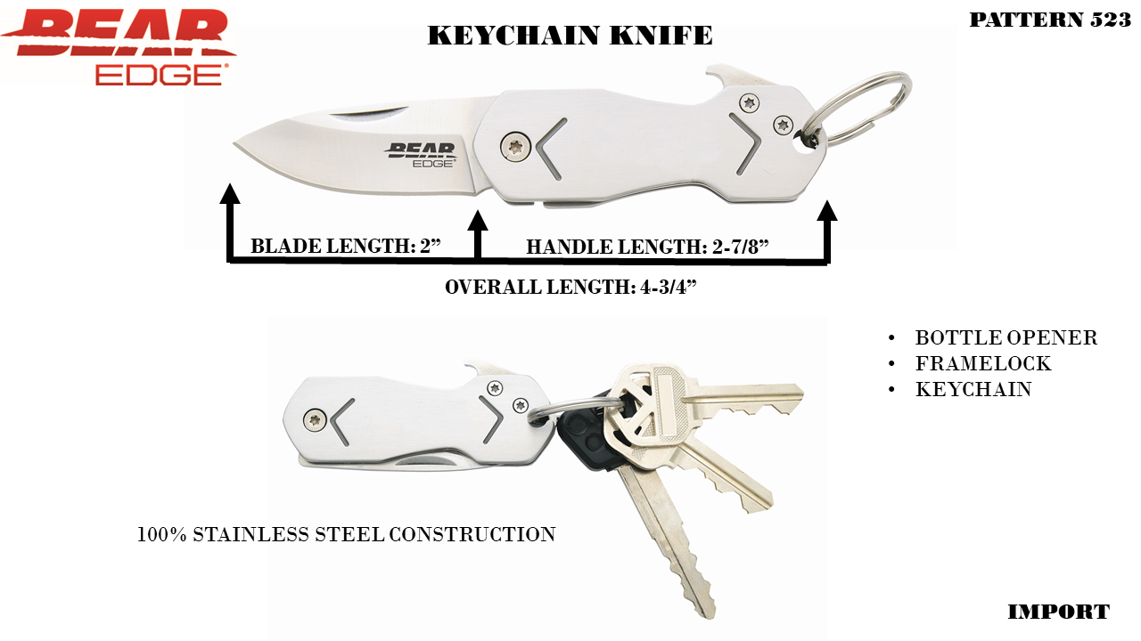 3″ Keychain Knife – BE523