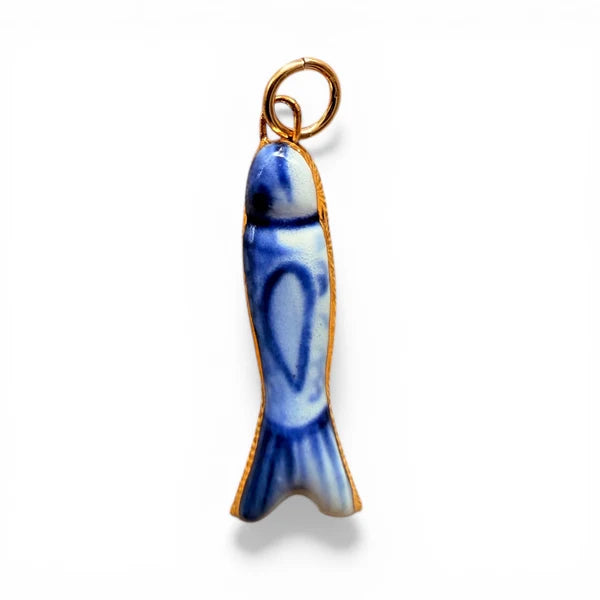 Blue Fish Charm
