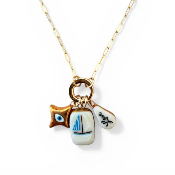 "Love" Teardrop Charm - Small Charm