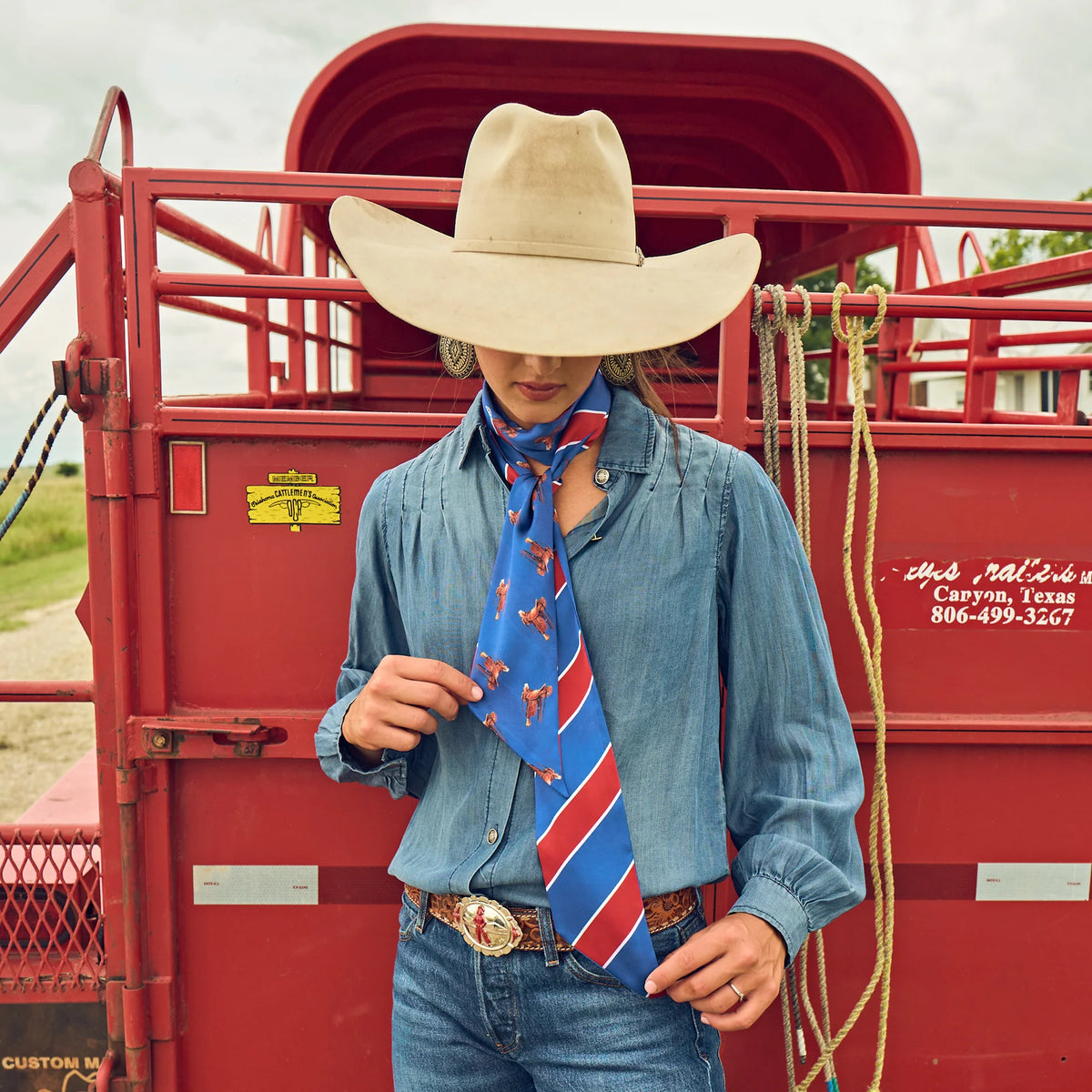 BOLI™ - Preppy Saddle - Red/Blue